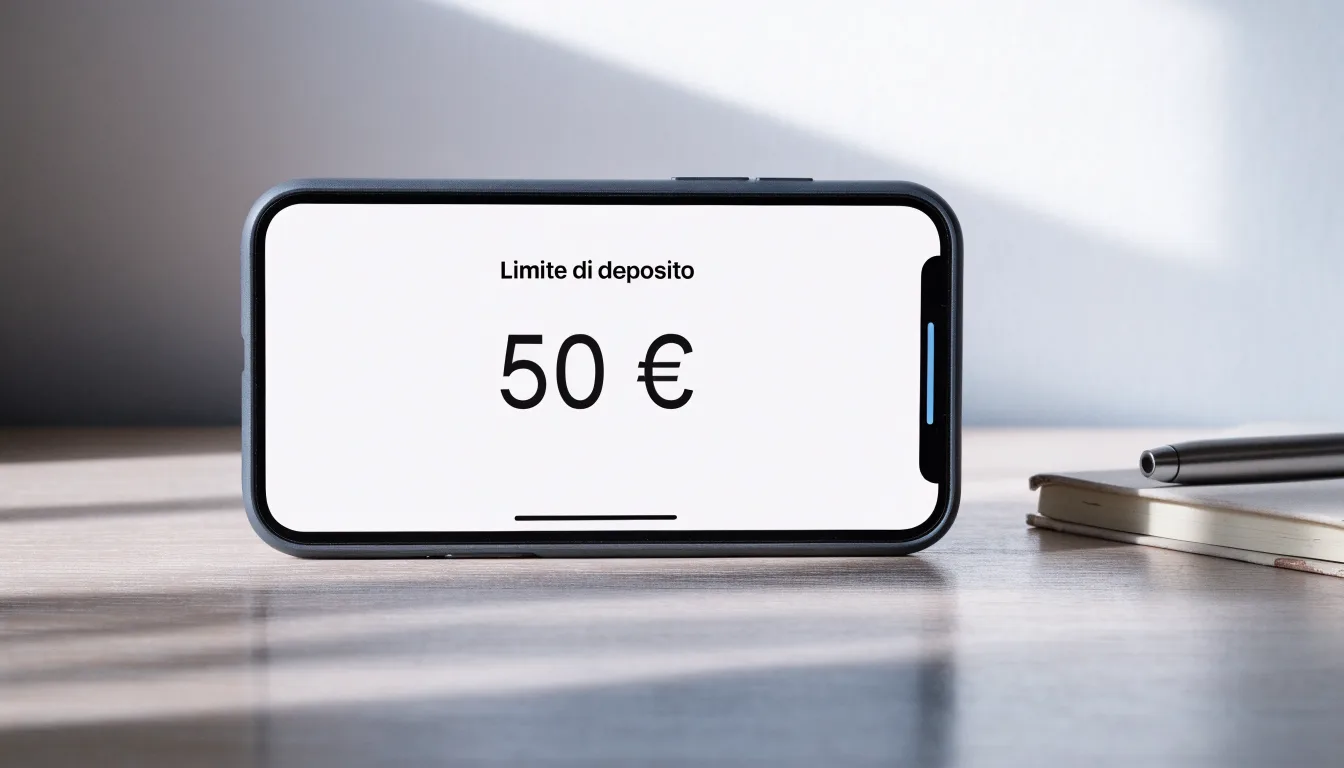 Un foglio di concessione in carta con un timbro rosso, appoggiato su una scrivania di legno accanto a una penna